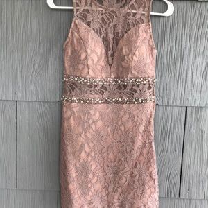 Champagne colored dress
